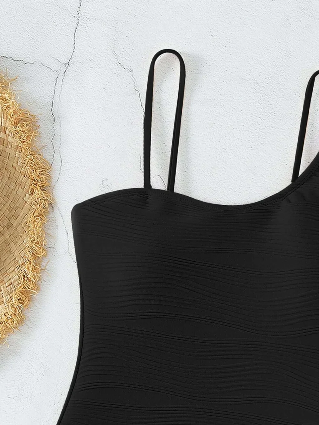 2026 Plain One Shoulder Swimsuit One Piece Solid Swimwear Women Sexy Bathers Bathing Swimming Swim Suit Female Beachwear