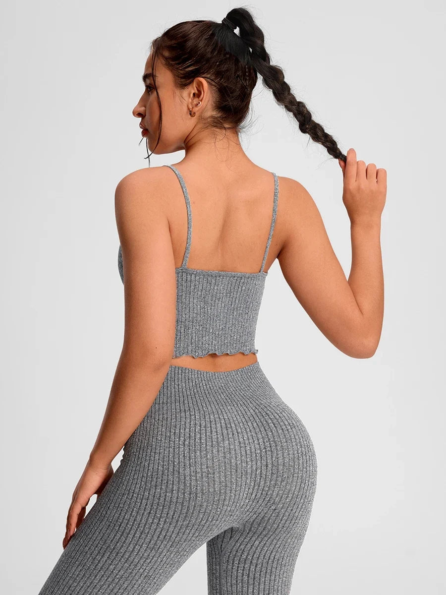 Summer Strappy Tank Tops for Women Vest Sleeveless T-shirts Casual Cami Tops Yoga Tanks Moisture Wicking Seamless Sports Vest