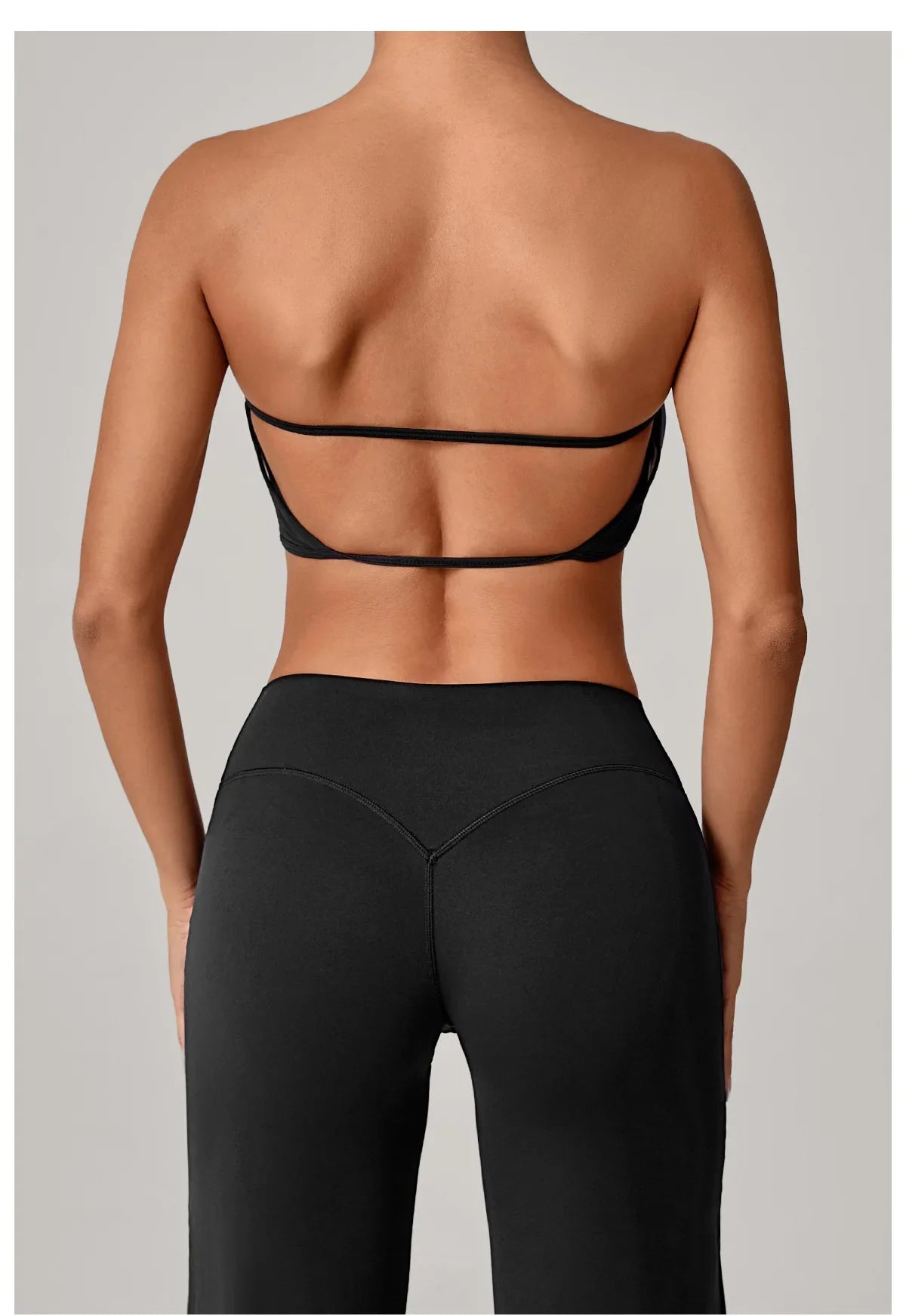 Women Strapless Sports Bra Gym Top Quick-Drying Yoga Clothes Women Tube Top Fitness Chest Wrap Underwear Workout Bra Female