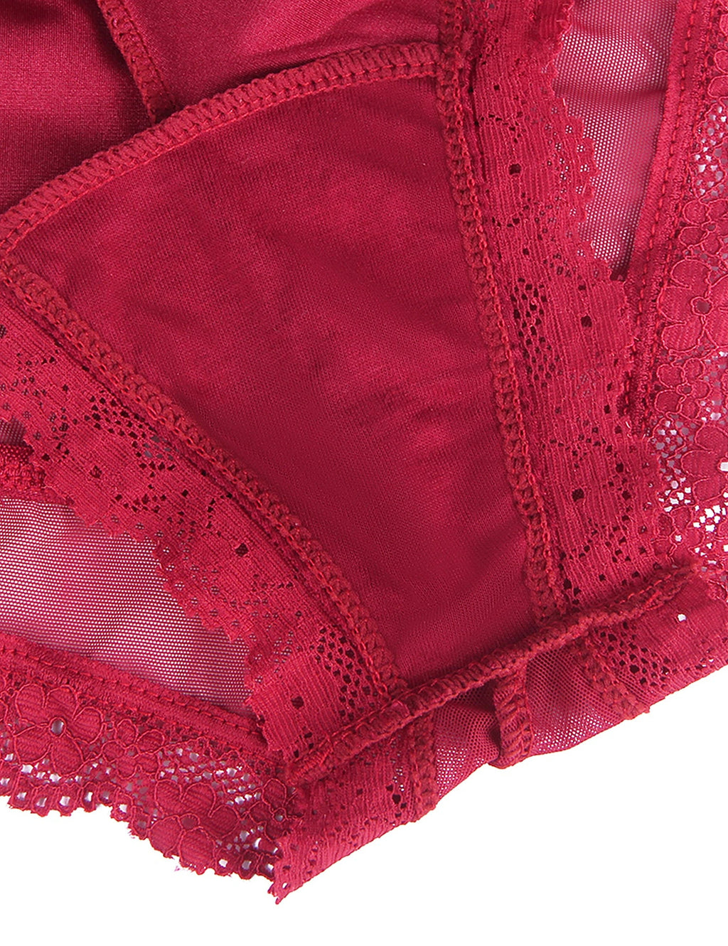 Women's Hollow Out Sexy Panties Low Waist Lingerie Knicker 5XL Plus Size Female Briefs Thongs Red Cotton Tanga Strappy Underwear