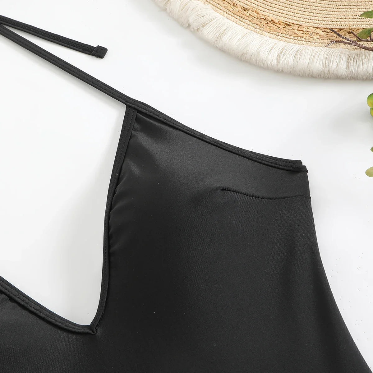 2026 Halter Swimsuit One Piece Backless Solid Swimwear Women Bathers Bathing Swimming Swim Suit Padded Beachwear Summer