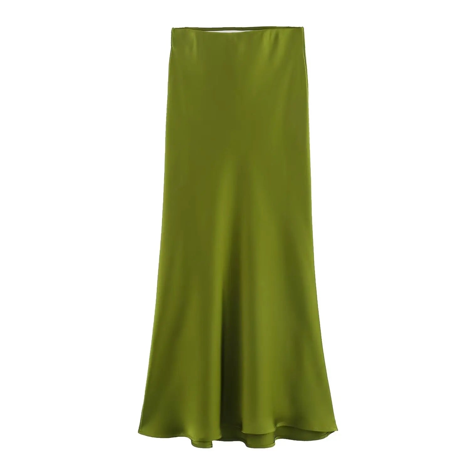 Foridol Autumn Winter Burgundy Satin Skirt Women Party Silk Skirt High Waist Straight Long Faldas Mujer Christmas Skirt