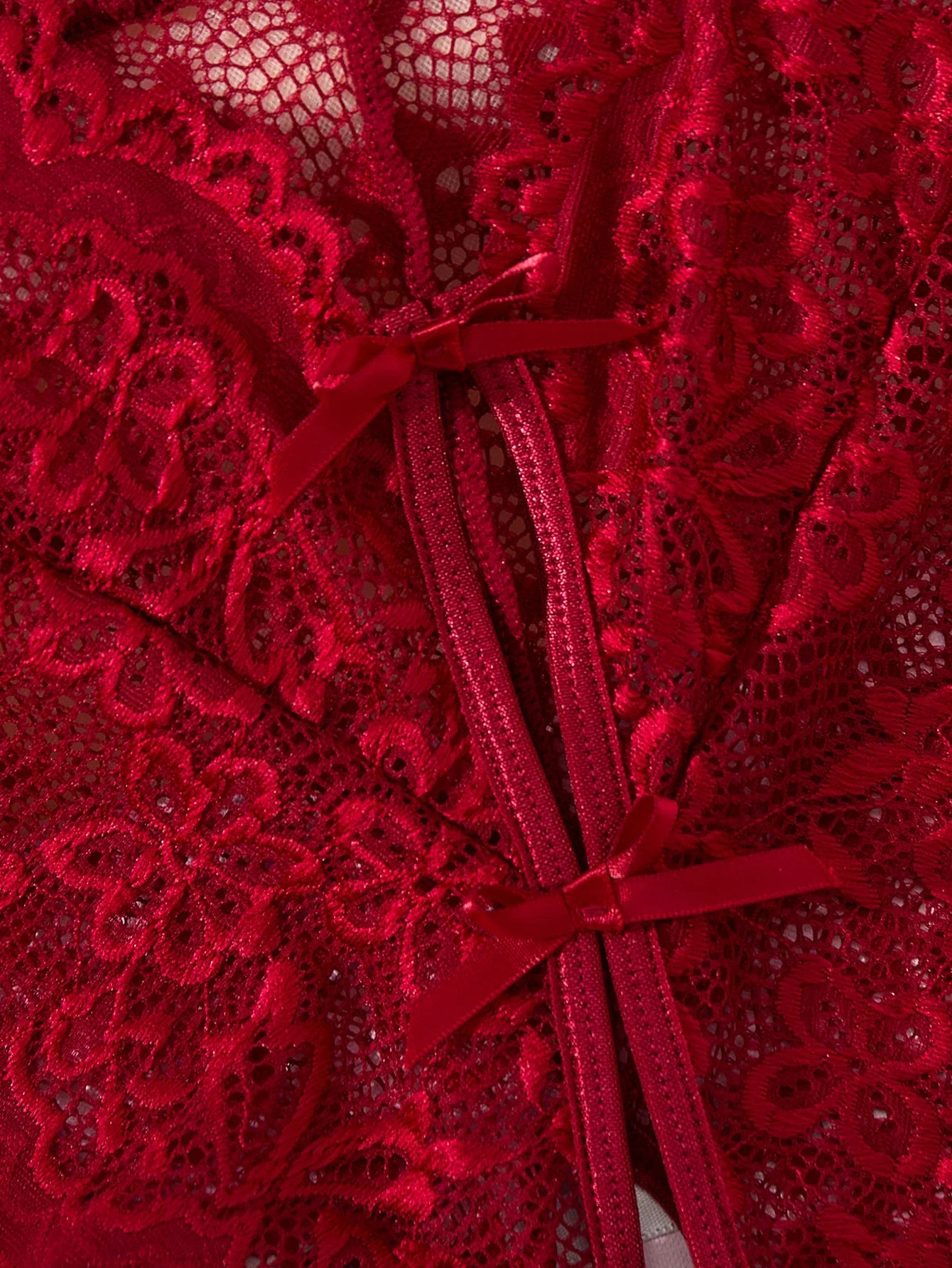Vintage Lolita black lace one-piece halter top with deep V neckline and sheer net fabric, sexy all-in-one dress
