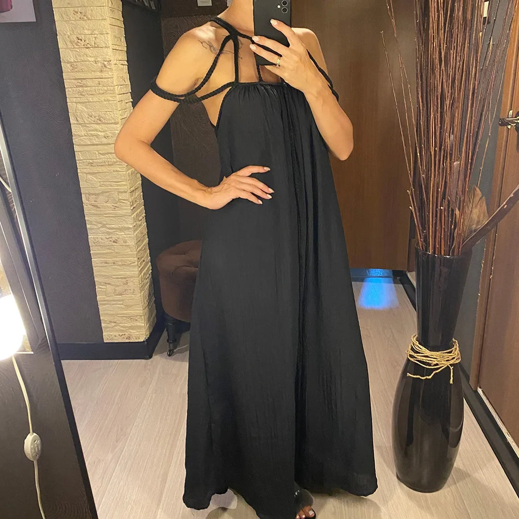 5 Colors Hollow Out Backless Crochet Knitted Tunic Beach Cover Up Cover-ups Beach Dress Beach Wear Beachwear Female Women V5429