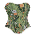 New court Corset dandelion plant flower lace-up and wear corset.