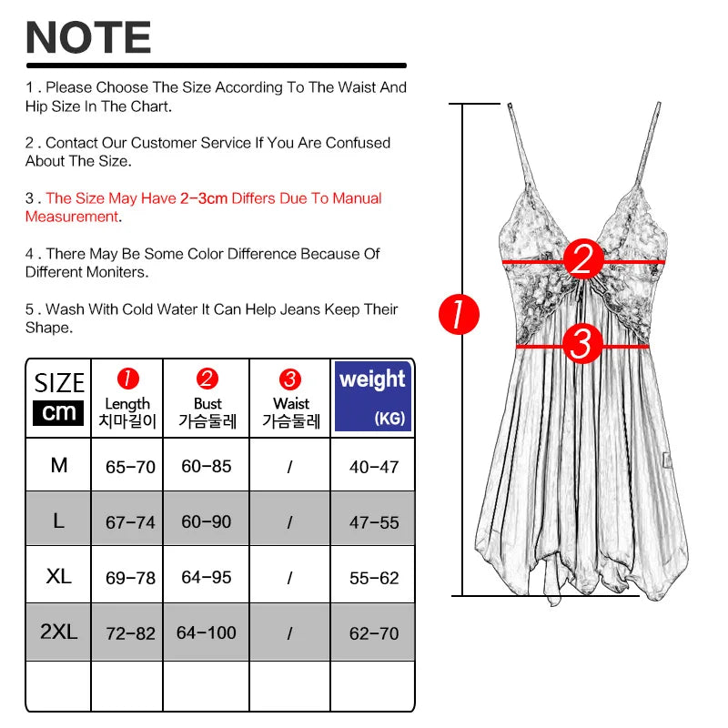 White Sexy Women Nightwear Slip Dress Nightgown Clothing Short Sets Women's Home New Sleepwear Korean Style Women’s Pajamas Top
