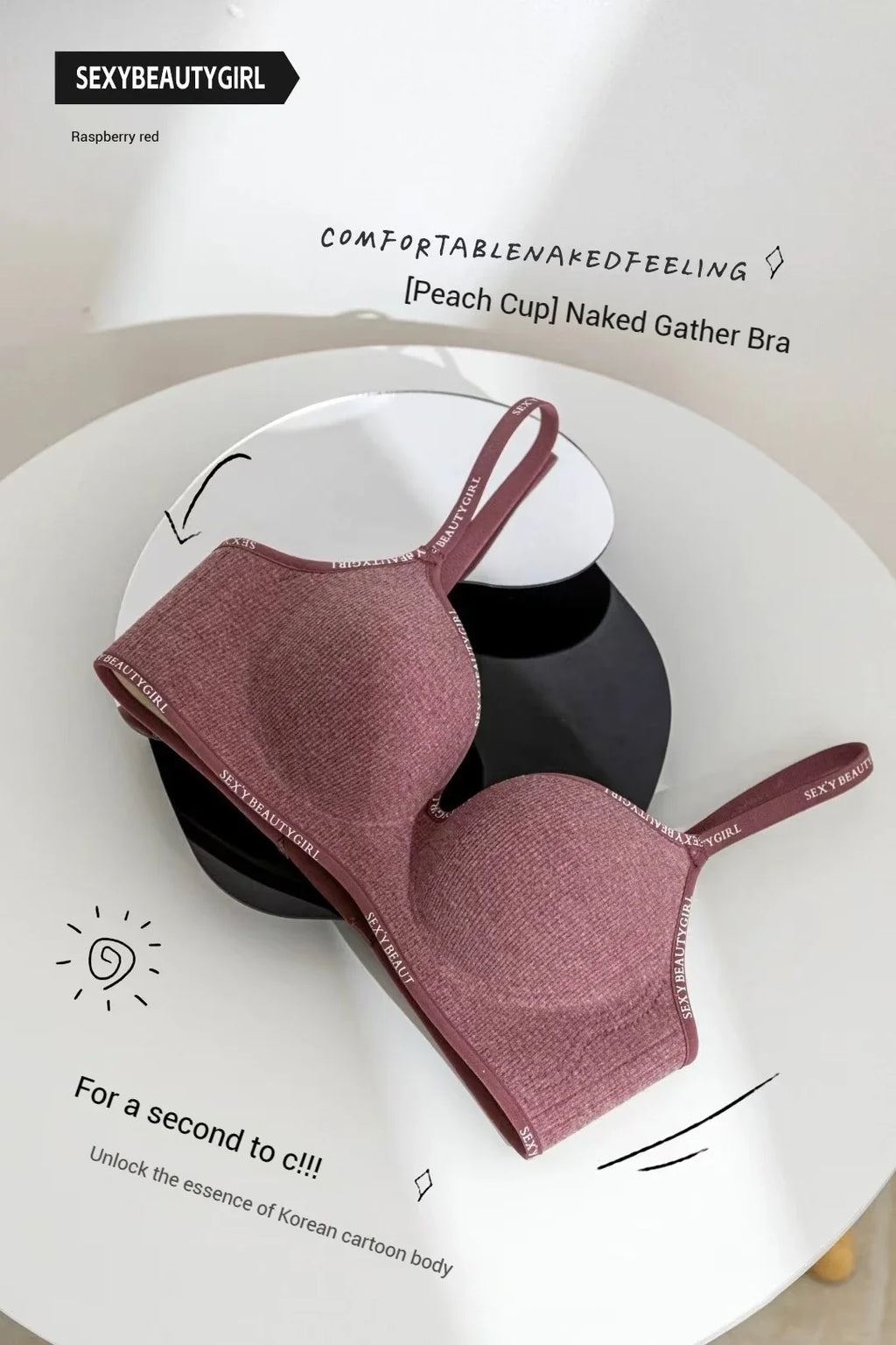 Deep V Knitting Bra Women's Underwear Small Chest Sexy Push Up Lingerie Seamless Bra for Women Bra Thick Bralette 32-38AB