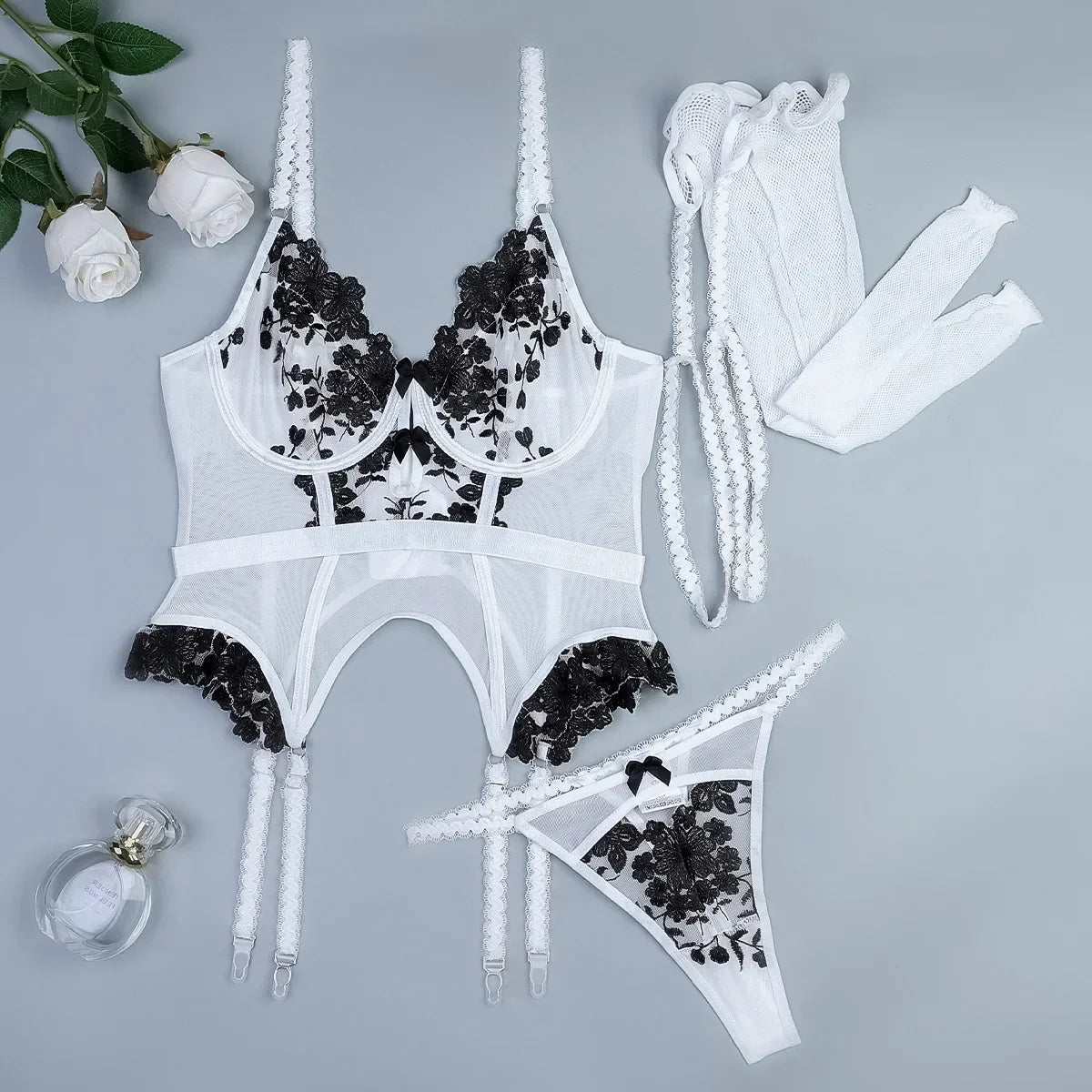 Sex Clothing for Women Bra Elegant Women's Sets Bra Panties Set Ensemble Lingeries Femmes Sexy Lingerie Sets Woman Below Bras