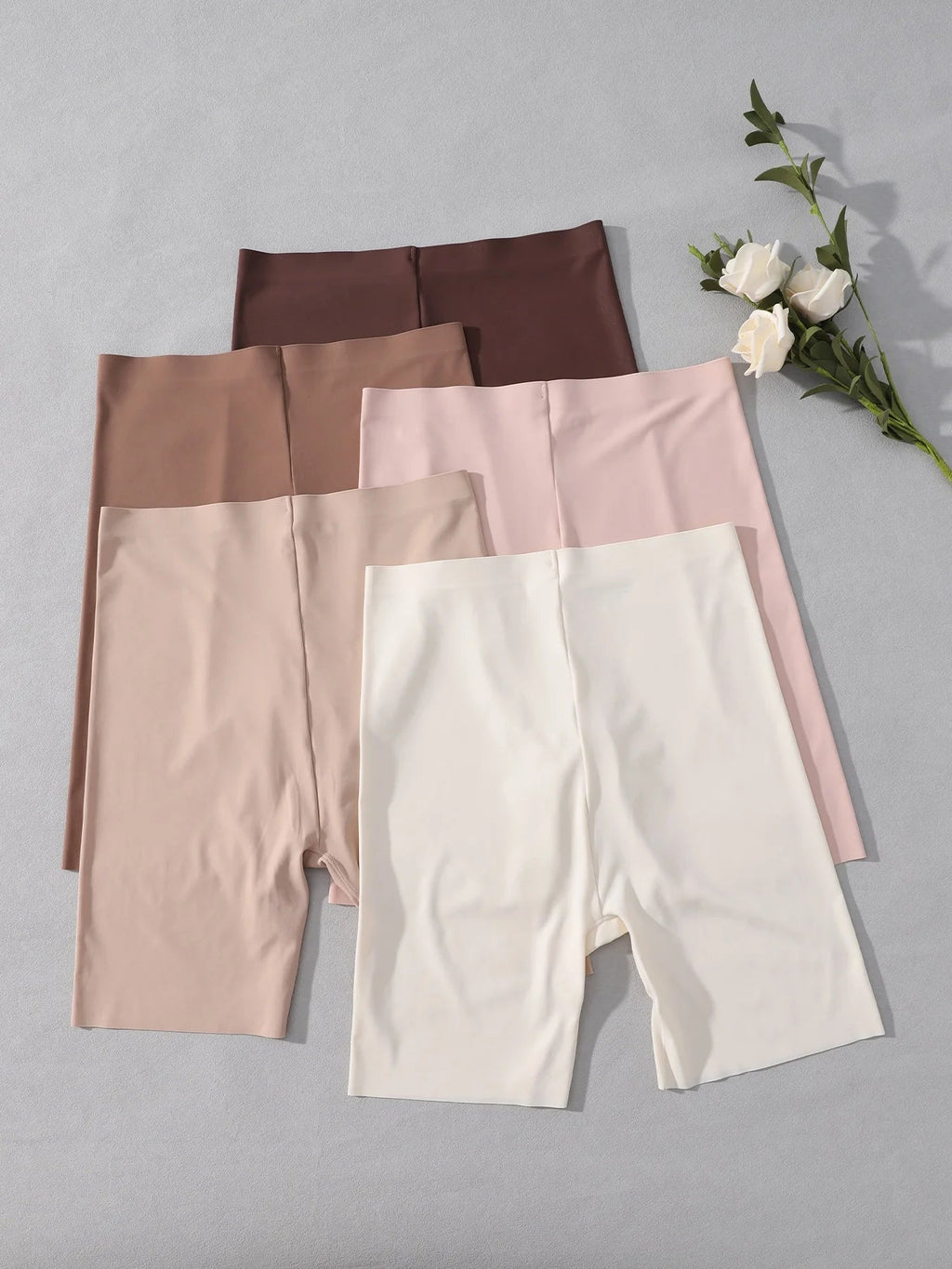 5pcs Ladies High Waist Leggings - Hips/Abdomen Shaping, High-Pressure Transparent. Soft, Comfortable & Tummy Control for Daily