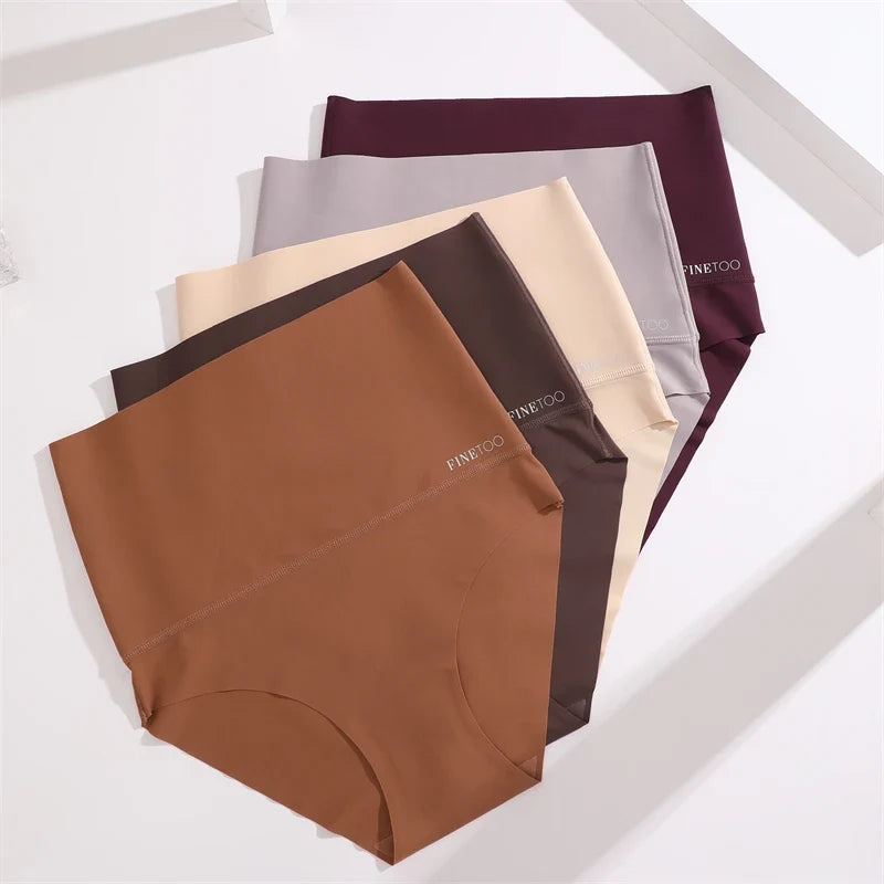 Women Seamless Shapewear Briefs High Waist Butt Lifter Women's Maillard Sexy Tummy Control Belly Shaping Lingerie Female Panty