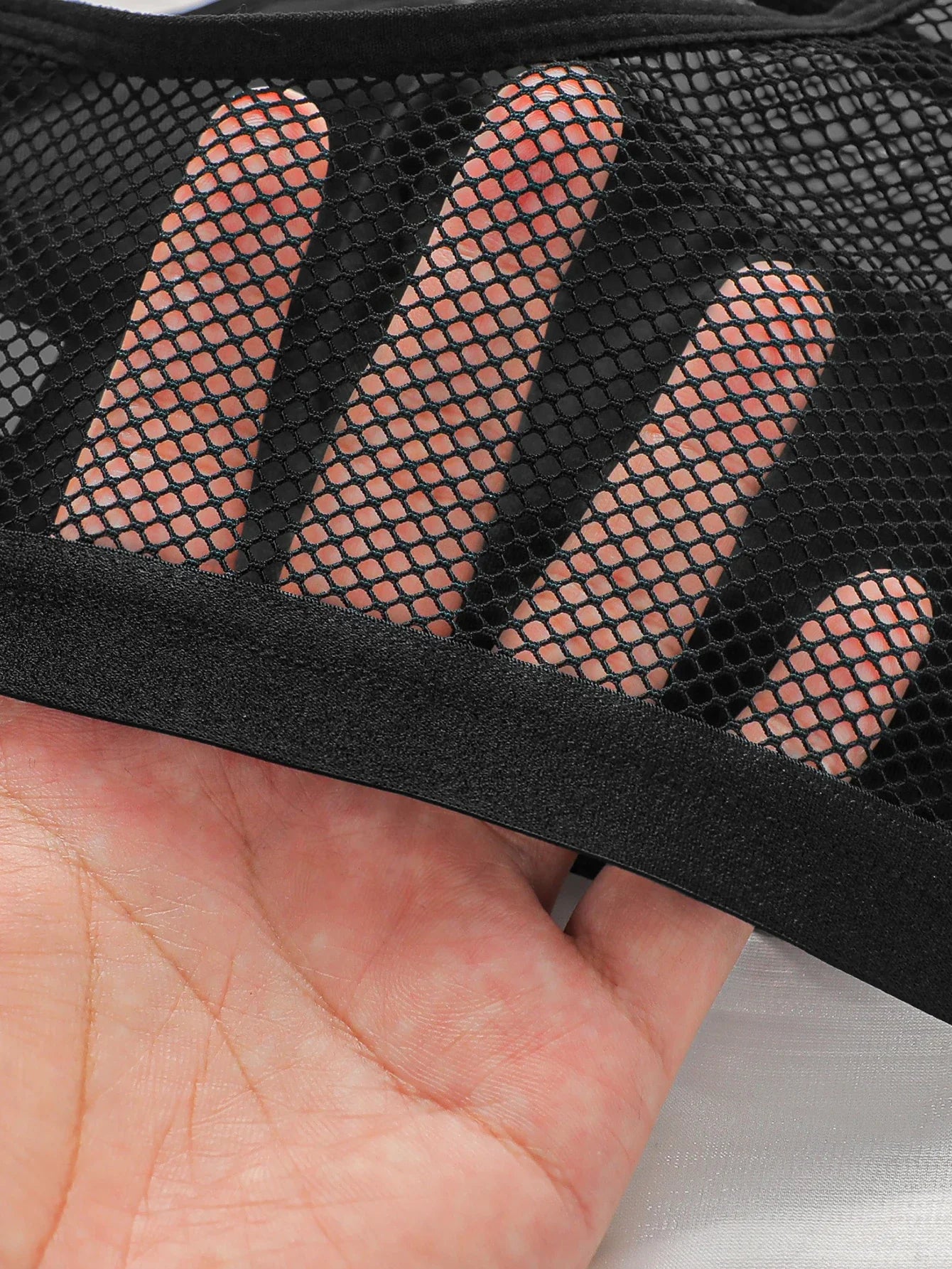 Black full cup mesh back underwear sports vest yoga bra new women's underwear sexy Lingerie