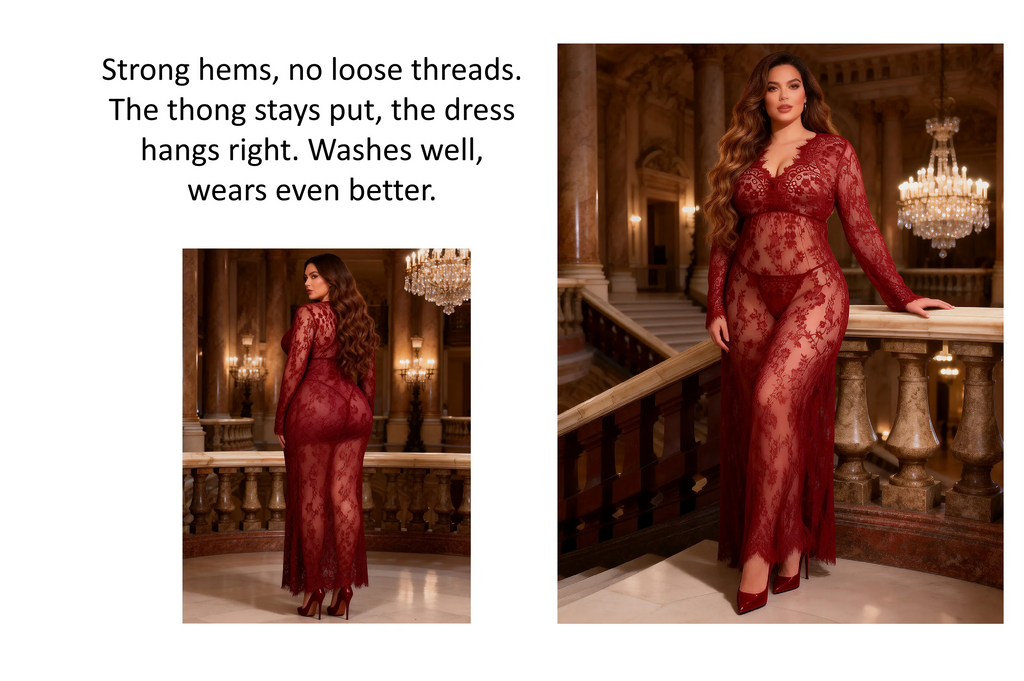 Plus Size Floral Lace Nightgown for Women Maxi Maternity Dress Big Size Beach Cover Up Swimwear Sheer Long Sleepwear Gown