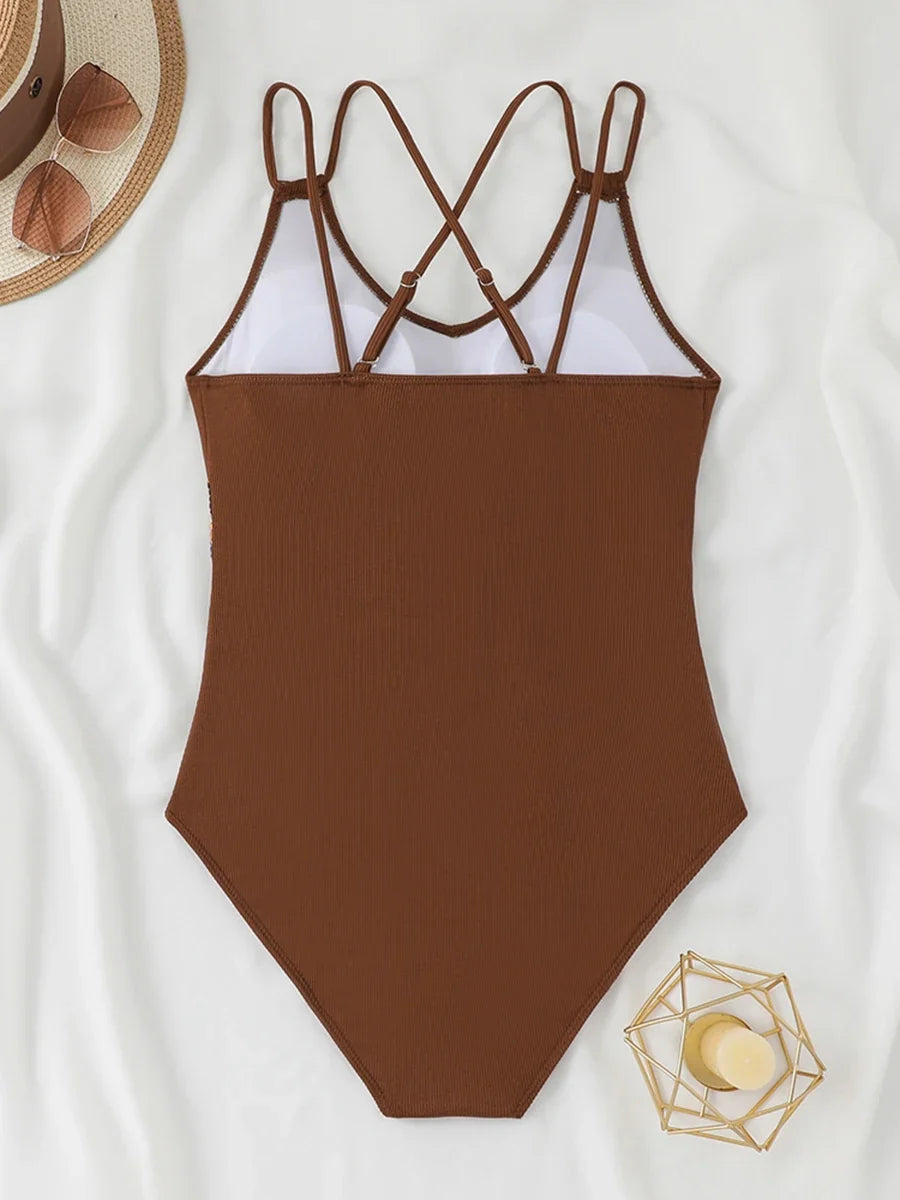 2026 Sexy High Cut Swimsuit One Piece Solid Swimwear Women Bathers Bathing Swimming Swim Suit Female Beachwear