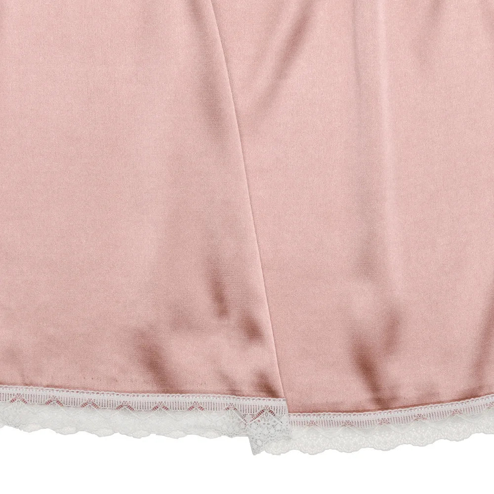 FDYOUI 2026 Summer Bowknot Lace Patchwork Satin Skirts for Women Casual Girls Clothes Sexy High Waist Short Skirt Y2K Streetwear