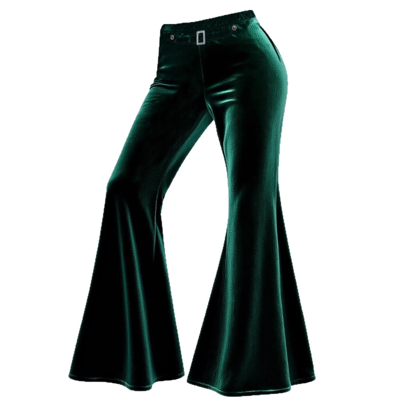 spring and autumn versatile wide-leg pants with metal decoration large size gold velvet wide-leg pants casual pants