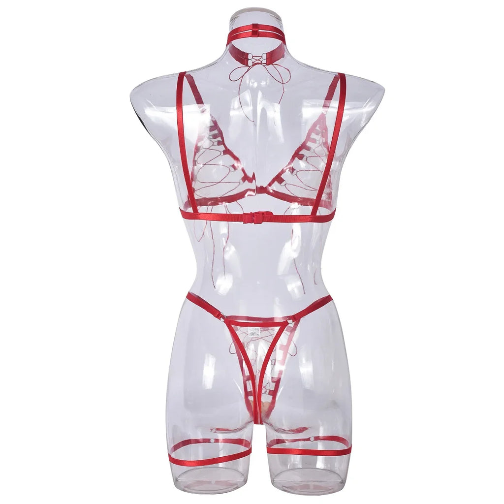 Erotic Woman Sexy Lingerie Sets Woman Underwear for Women Clothes Below See-through Lingeries Women Set Elegant Women's Sets