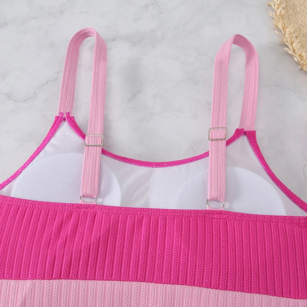 Strappy Bikinis 2026 Women High Waist Swimwear Female Sexy Swimsuit Solid Bathers Bathing Swimming Swim Suit Beachwear Summer