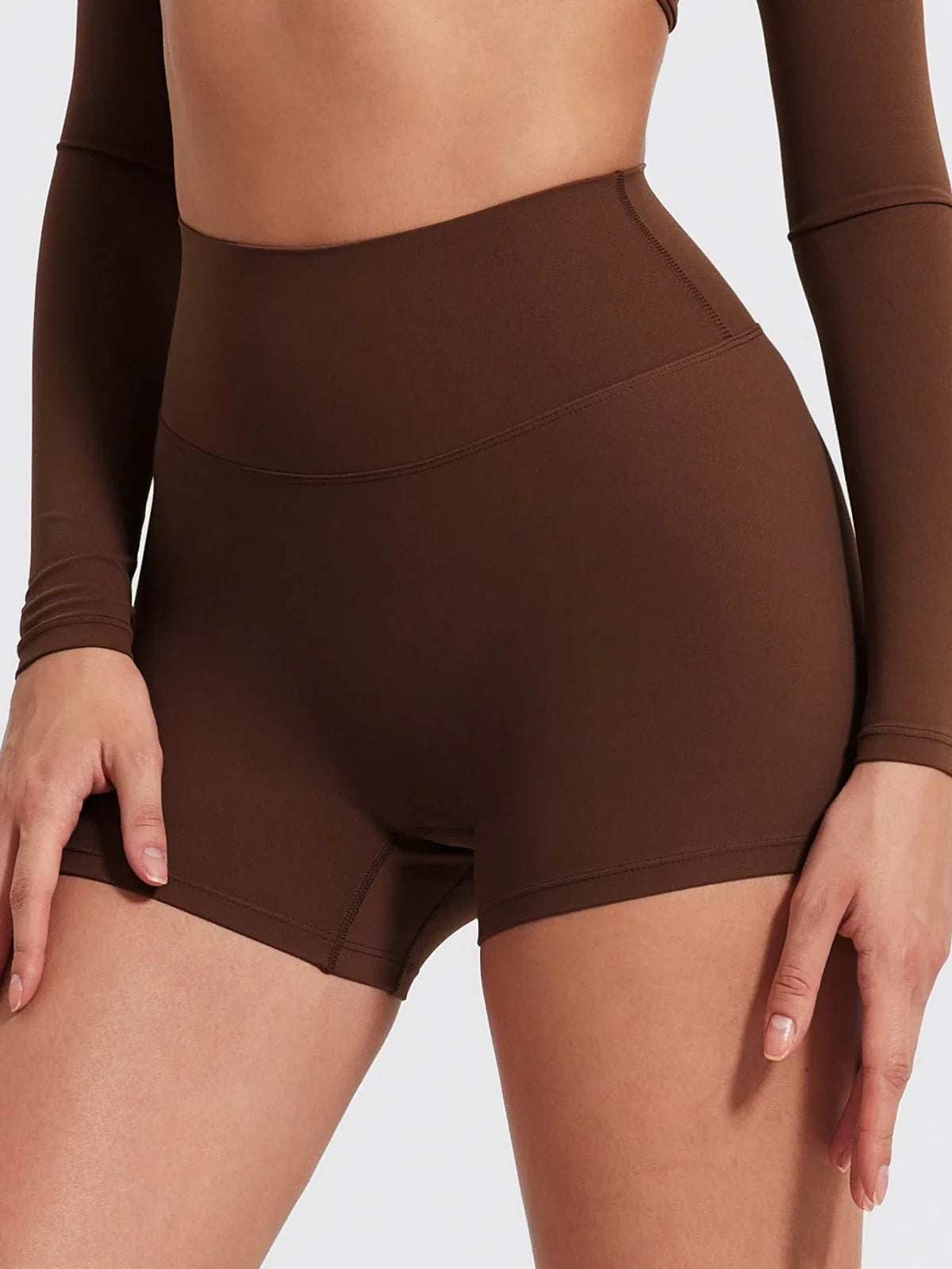 Hearuisavy Summer Elastic Scrunch Yoga Shorts Push Up Gym Leggings Cycling Workout Short Women Quick-Dry High Waist Sports Pants