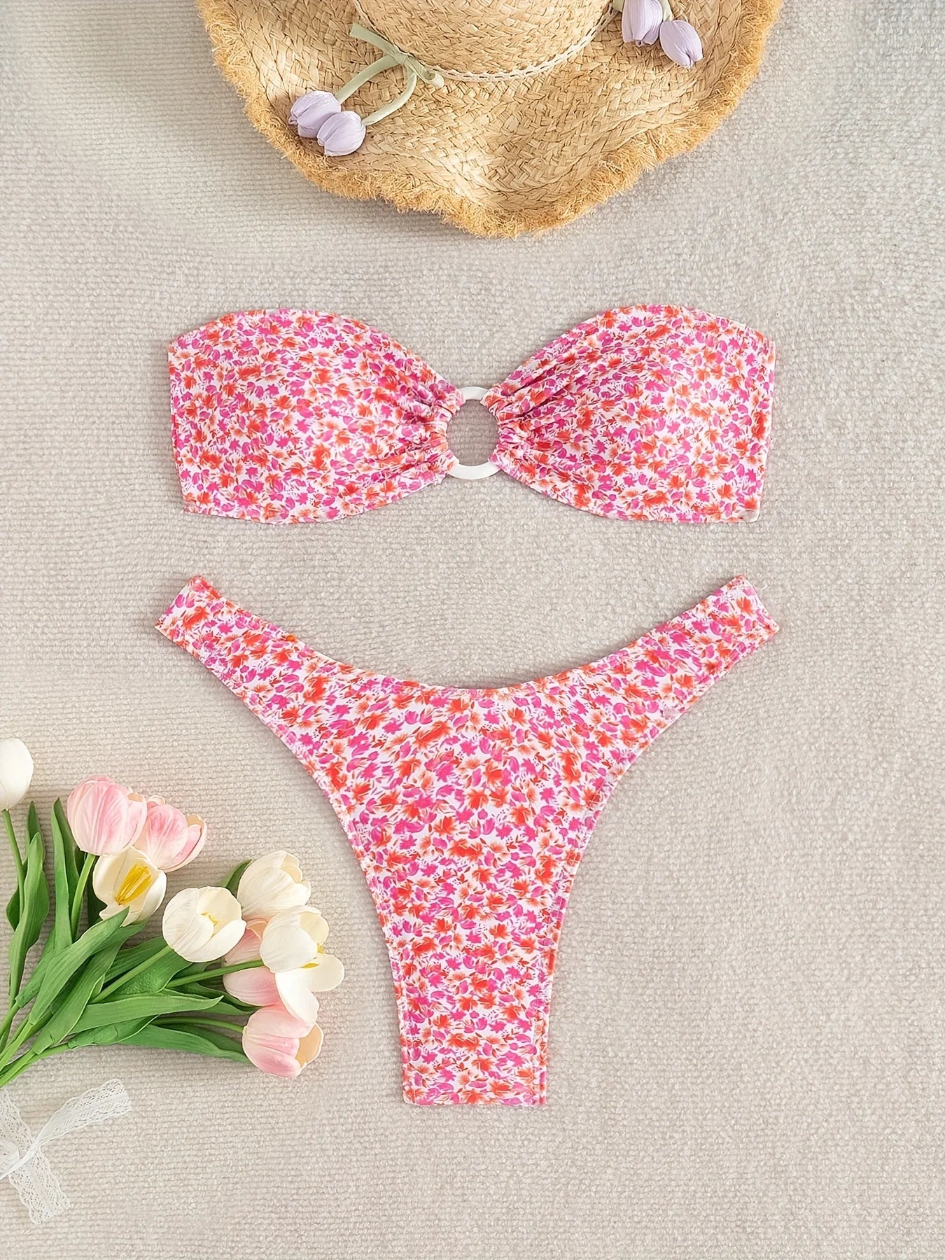 ZTVitality New Sexy Push Up Low Waist Bikini Set Swimsuit Female Swimwear Women Print Beachwear Summer Bathing Suits Biquini