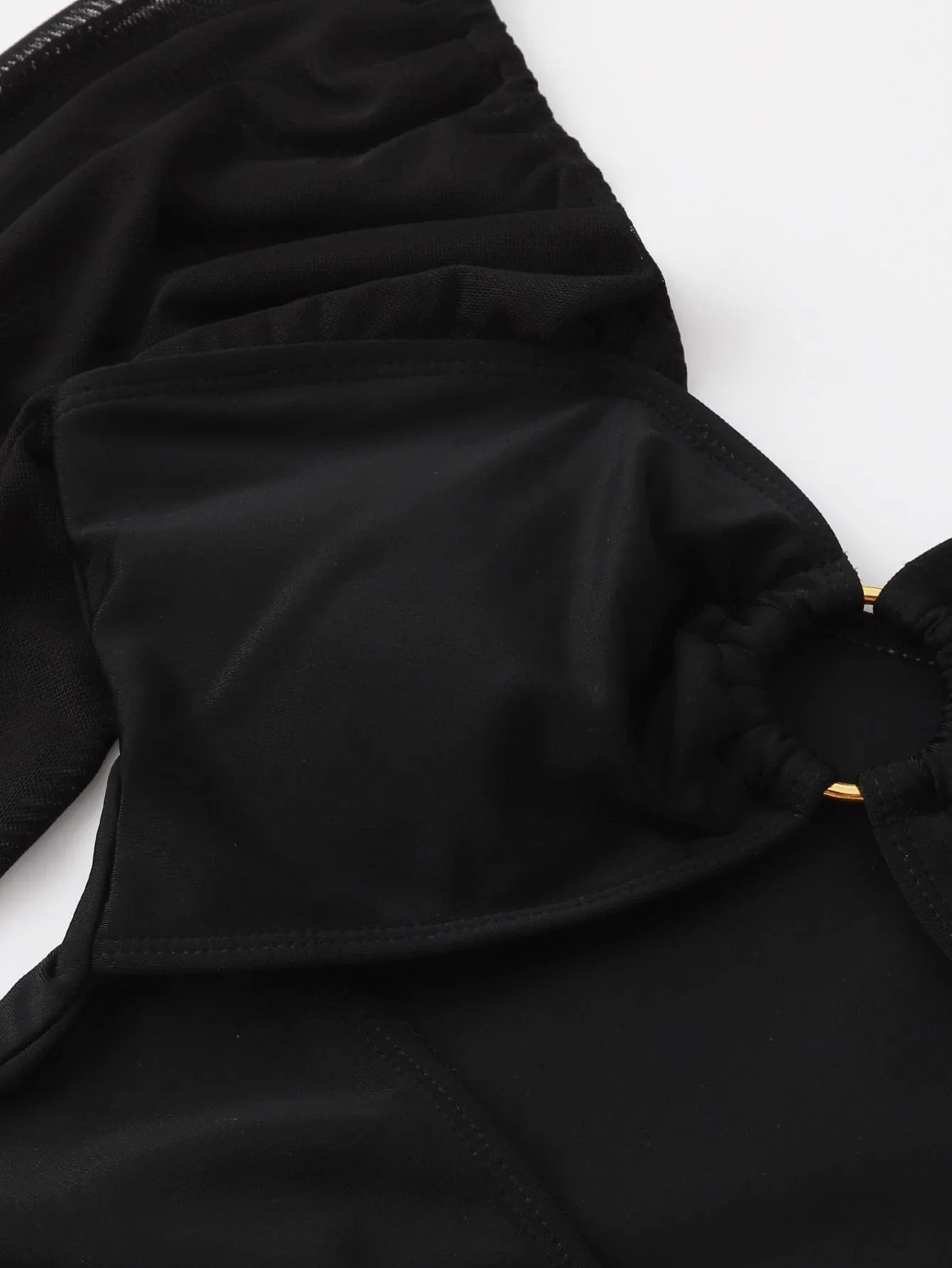 2026 Black Swimsuit One Piece Solid Long Sleeve Swimwear Women Bathing Suit Female Padded Swimming Summer Beachwear Bodysuit