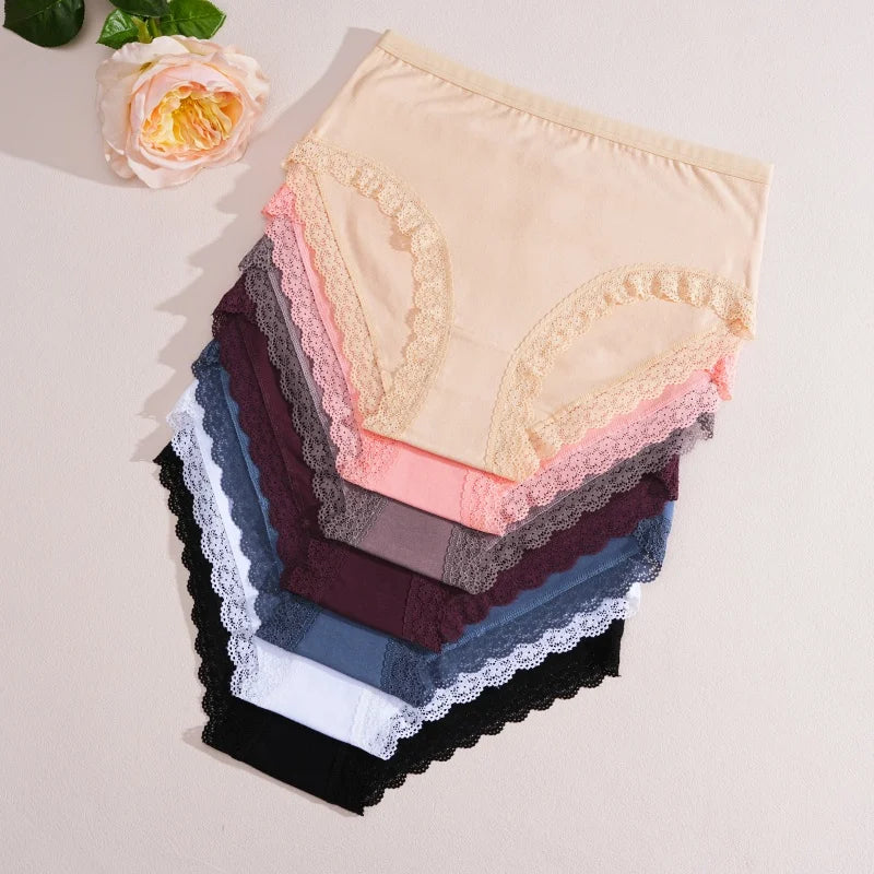 Women's Cotton Briefs Women Seamless Panties Solid Color Breathable Underwear Female Low Waist Soft Lingerie S-XXL