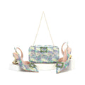 doershow hot selling Italian Shoes And Bag Sets For Evening Party With Stones Italian Leather Handbags Match Bags!  HWS1-8