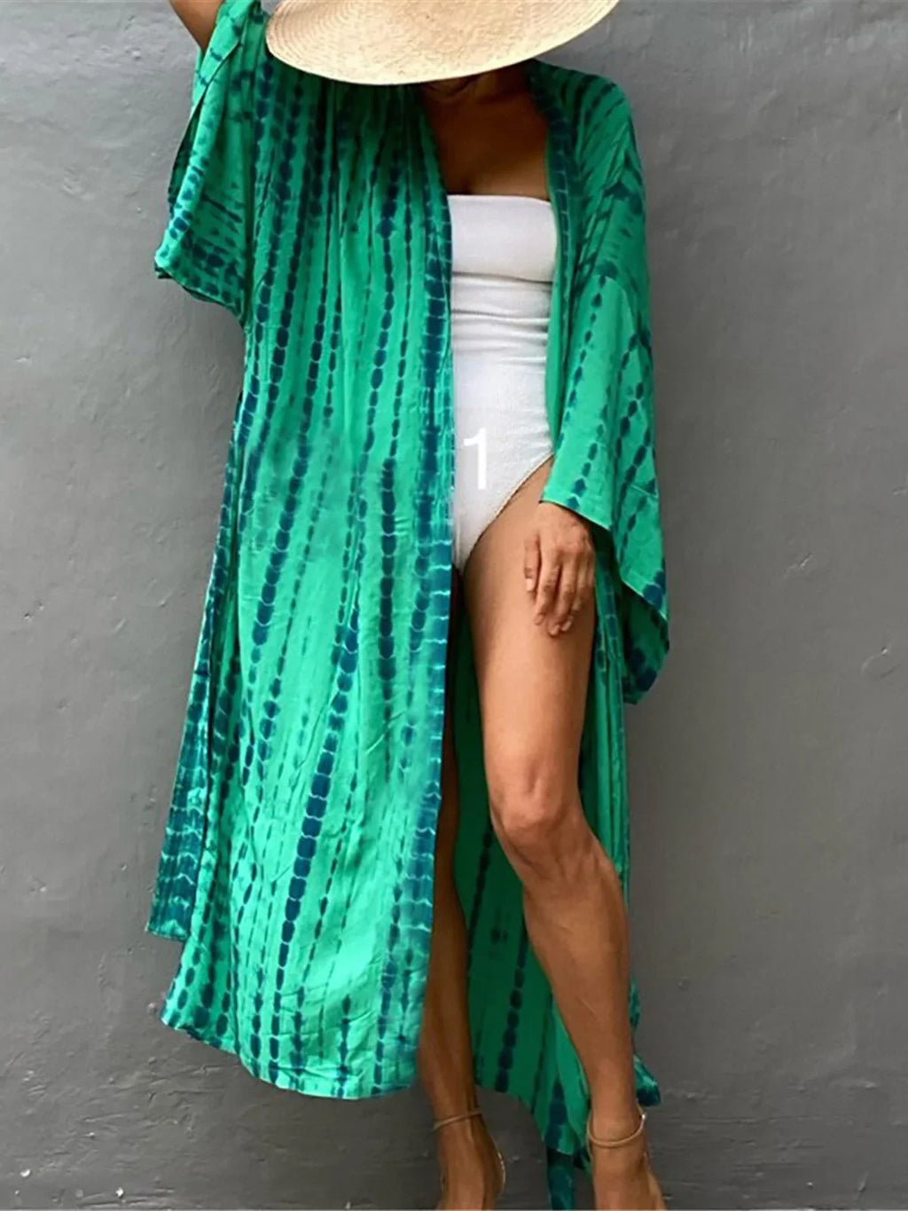 New 10 Colors Printed Long Sleeve With Belt Tunic Beach Cover Up Cover-ups Beach Dress Beach Wear Beachwear Female Women V4521
