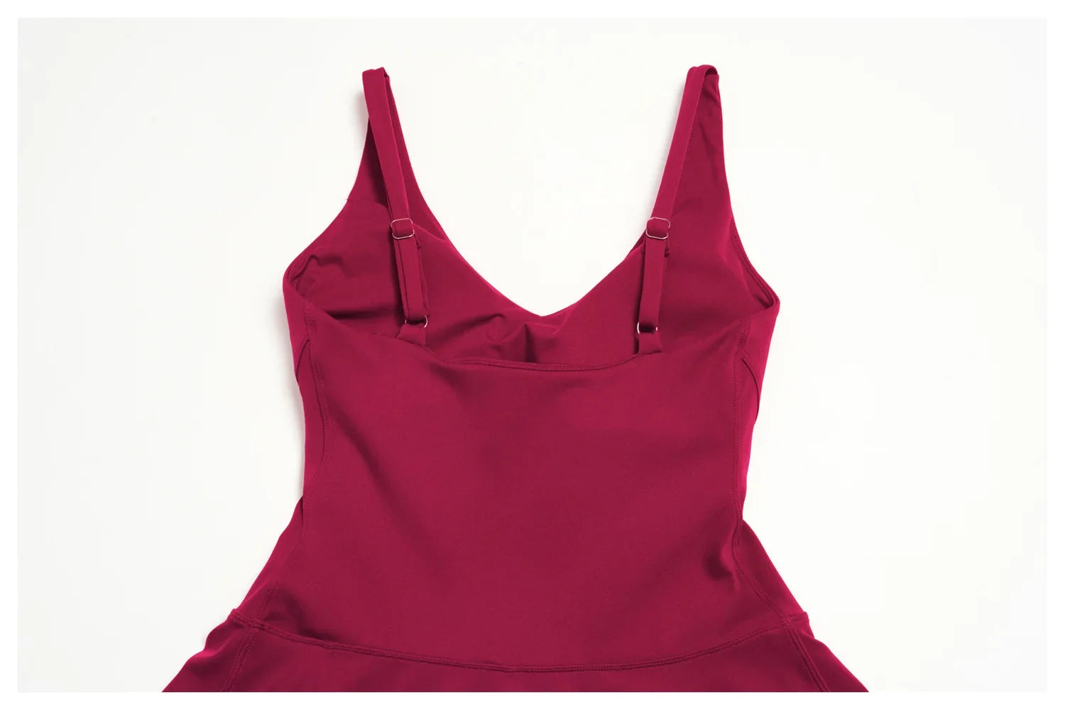 Bodycon Tennis Dress with Shorts Pocket Women Speed Dry Sleeveless V Neck One Piece Sport Outfit Short Dress Fitness Yoga Set