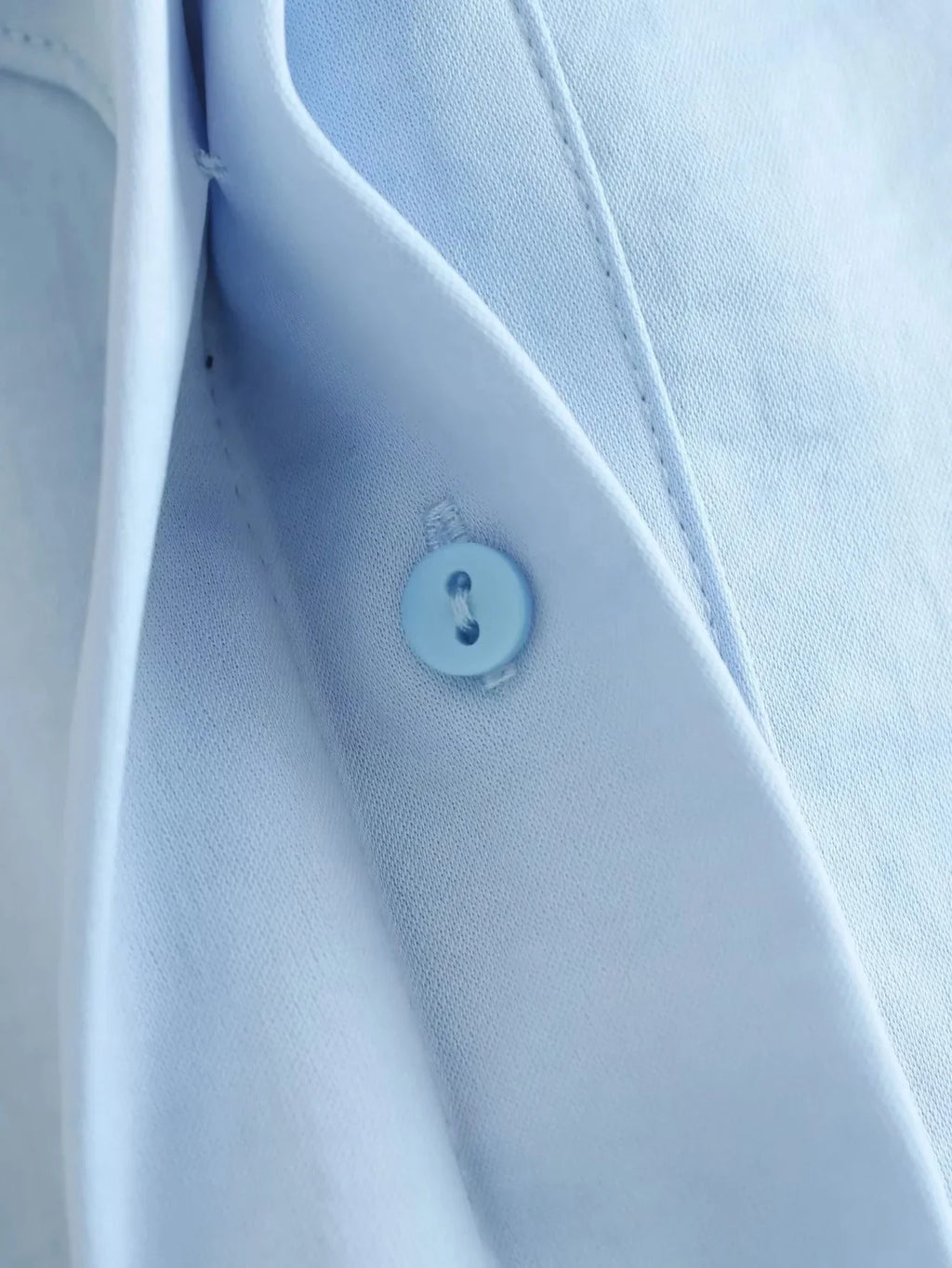 Foridol Ruffles Folds Light Blue Office Lady Satin Shirt Blouse Long Sleeve Spring Fashion Solid Button Up Blusa Autumn 2025