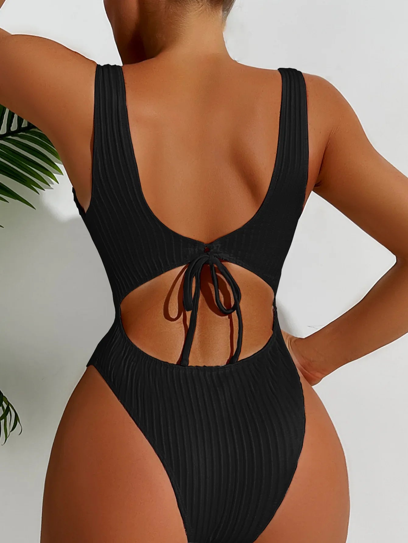 2026 Striped One Piece Swimsuit Women Sexy Strappy Swimwear Female Solid Bathers Bathing Swimming Swim Suit Beachwear
