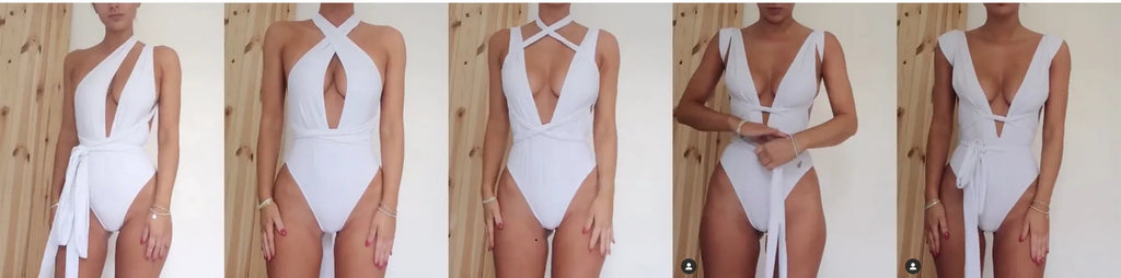 Sexy Red One Piece Swimsuit 2026 Women Push Up Lace Up Bandage Bodysuit Brazilian Deep V Neck Backless Bathing Suit Swimwear