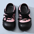 2026 New DIY Lace-up Fashion Clogs For Women Platform Slippers Thick Sole Summer Shoes Female Street Sandals Home Beach Slides