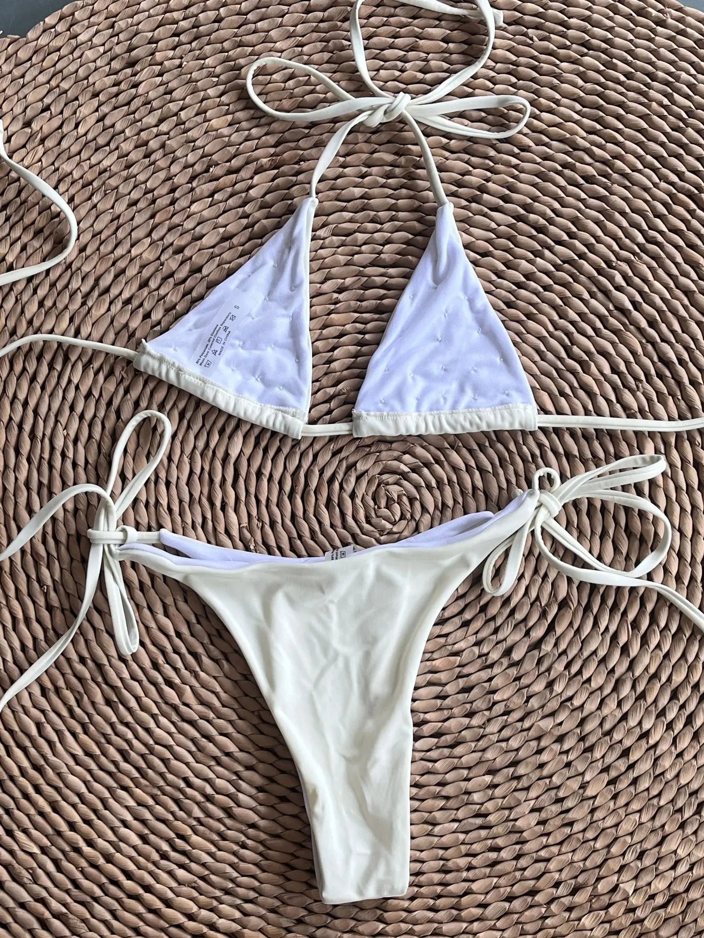 Sexy Brozing Diamond Bikini 2026 Women Luxury White Push Up Bandage Thong Swimsuit Summer Bathing Suit Micro Swimwear Biquini