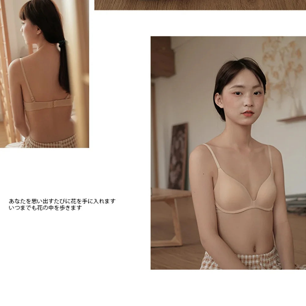 Womens Bra Wireless Gather Lingerie Sexy Bralette Underwear Development Stage Bras BH Tops Size AAA AA A B Cup