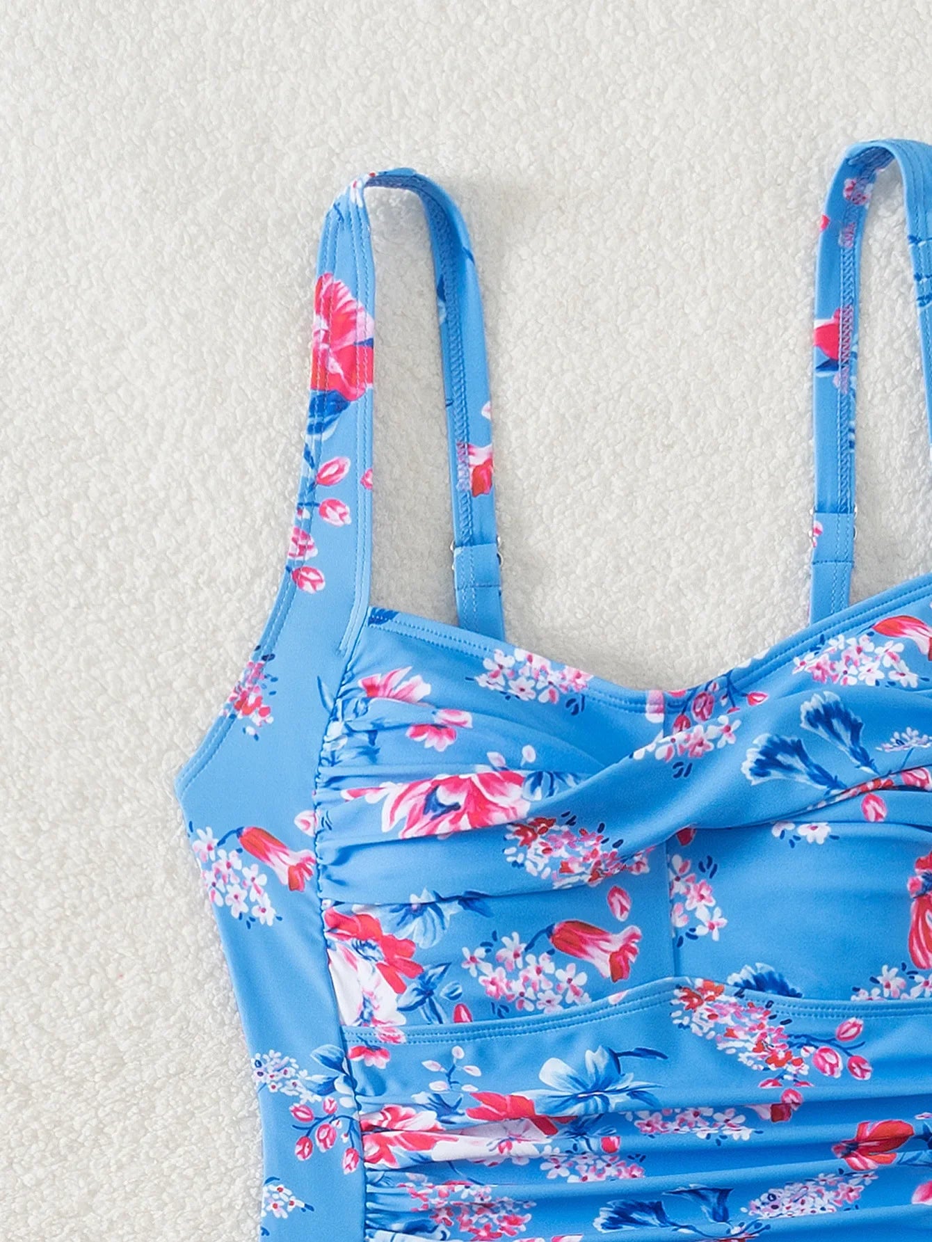 2026 Printed Strappy Swimsuit Women One Piece Floral Swimwear Female Bathers Bathing Swimming Swim Suit Beachwear