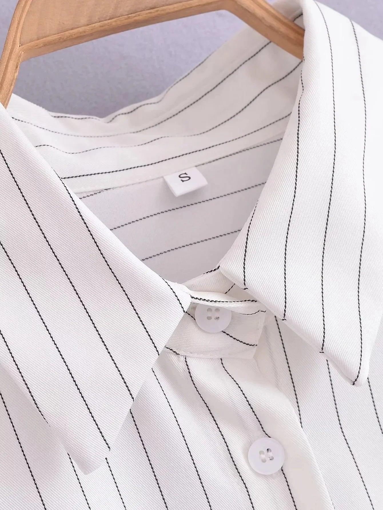 Foridol White Stripe Shirt Dress Women Autumn Spring Slit Casual Oversize Single Breasted Turn Down Collar Short Summer Dress