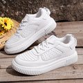 Plus Size 43 Thick Bottom White Sneakers Women Fashion Lace Up Platform Sport Sneaker Woman Non Slip Breathable Tennis Shoes