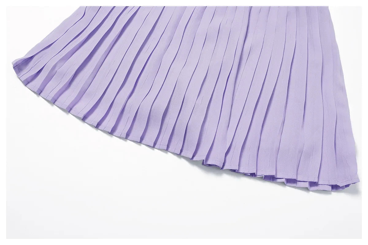 Sports Tennis Short Skirt Women's Summer Pleated Fake Two-piece Quick Drying Skort Fitness High Waist Pocket Yoga Running Skirts