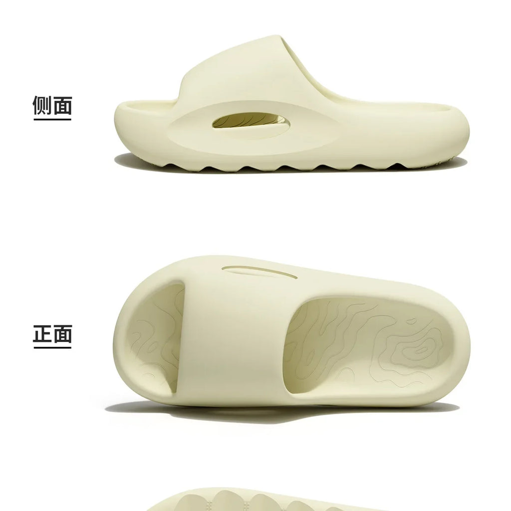 2026 New Indoor Bathroom Slippers For Women Men Leisure House Shoes Soft EVA Thick Sole Anti-slip Couples Home Beach Slides