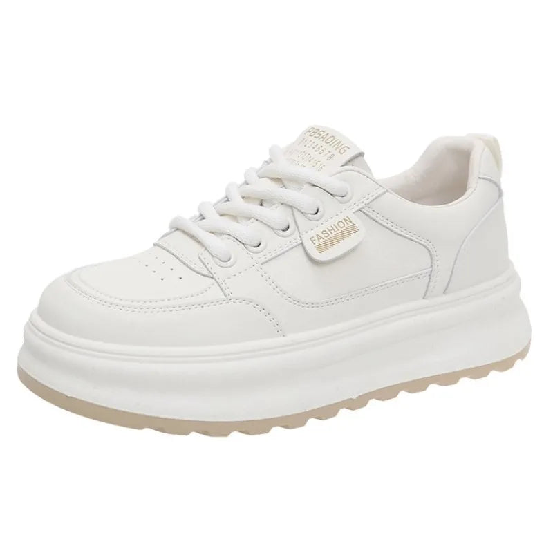New Casual Flat Shoes Summer Running Shoes Women's Vulcanized Shoes Flat Lightweight Lace-up Fashion Lace-up Vulcanized