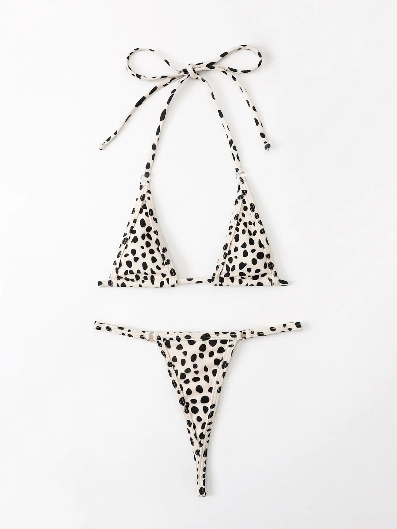 Halter Micro Thong Bikinis 2026 Women Sexy Triangle Swimsuit Mini Swimwear Female Brazilian Bathing Swimming Suit Beachwear