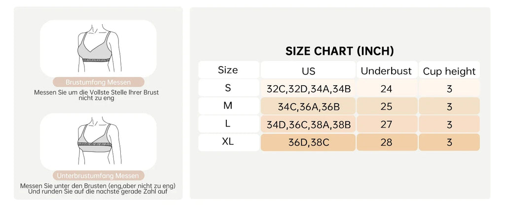 7 Pack Women's Sexy Bra Panties Set Front Closure Seamless Push-Up Wireless with Removable Padding Basic T-Shirt Lingerie