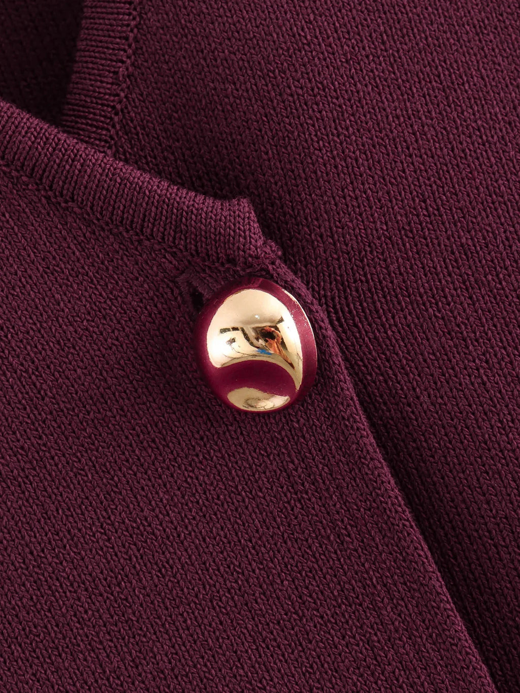 Foridol Gold Button Knitted Tank Top Women Autumn Winter Burgundy Short Vest Sleeveless V Neck Chic New Fashion Tops