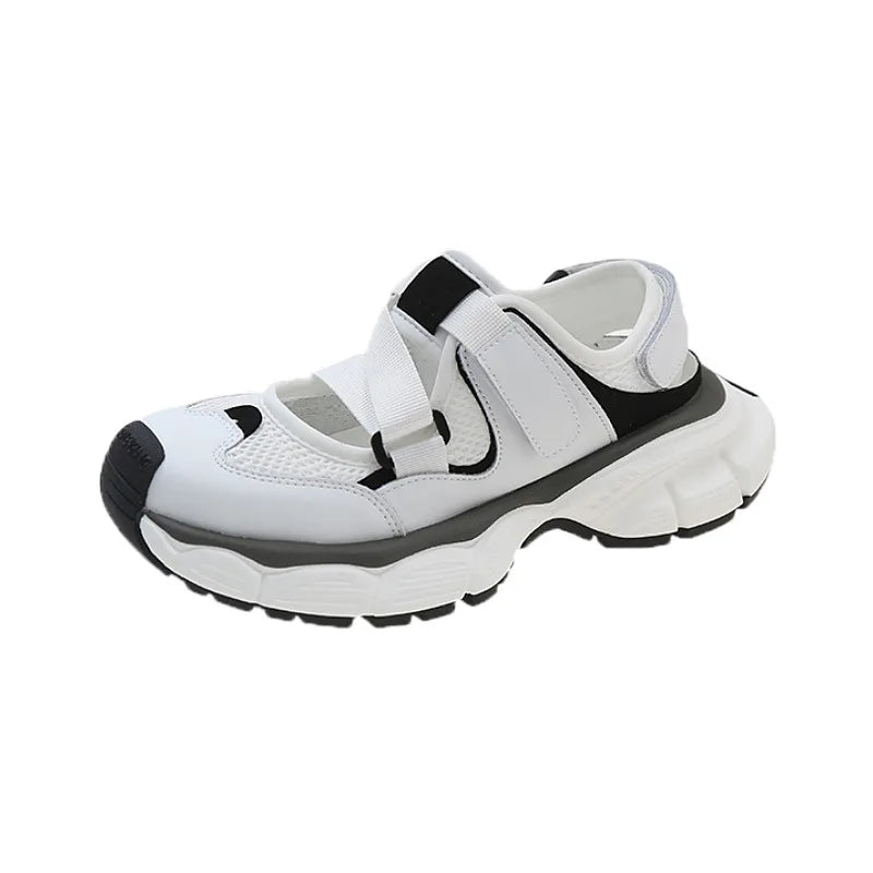 Spring New Round Head Small White Shoes Female Hundred Casual Womens Board Shoes Thick Bottom Women Sneakers