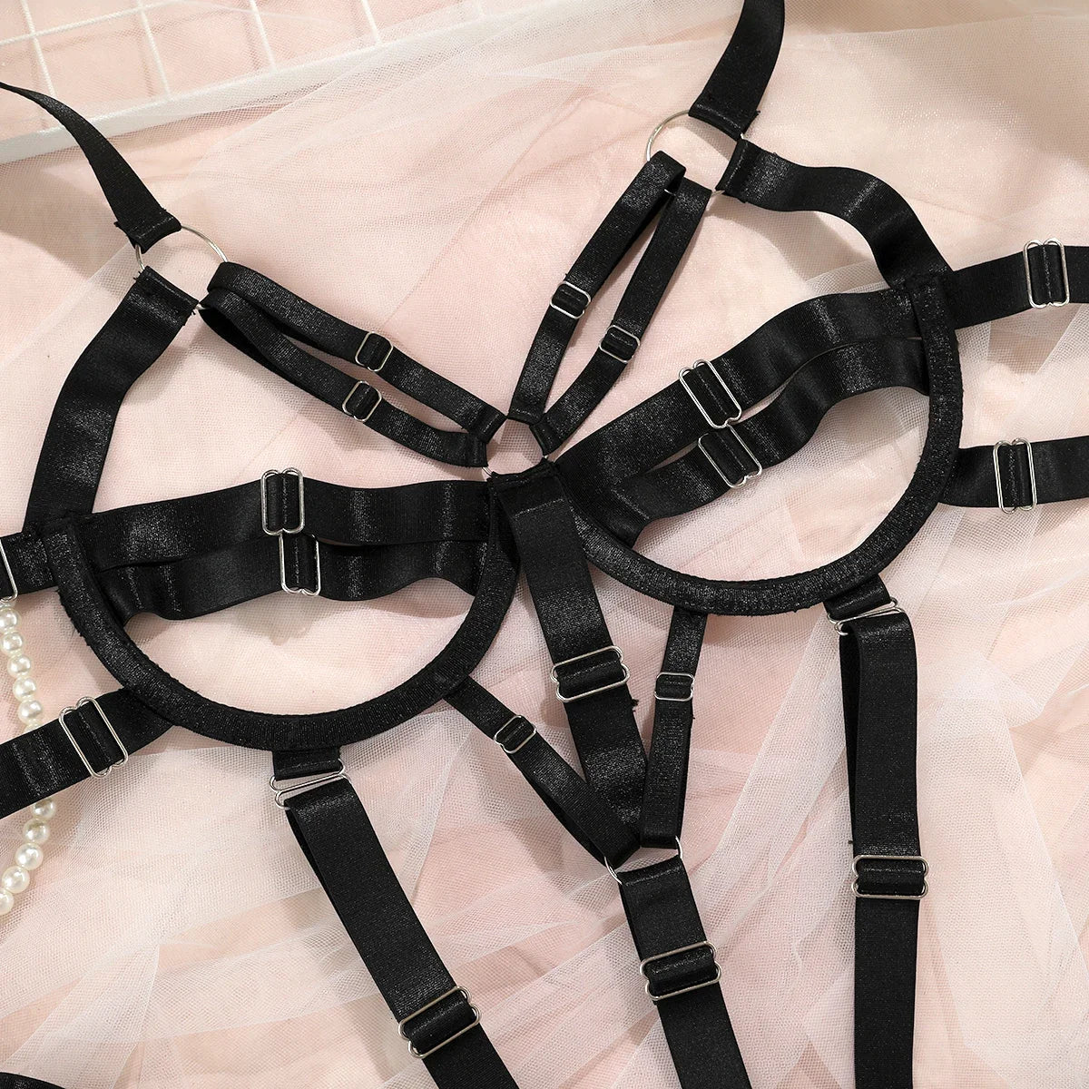 Women Sexy Pu Leather Full Body Harness Belt Waist Corset Belt Bondage Bdsm Bodysuit Gothic Fetish Exotic Clothing