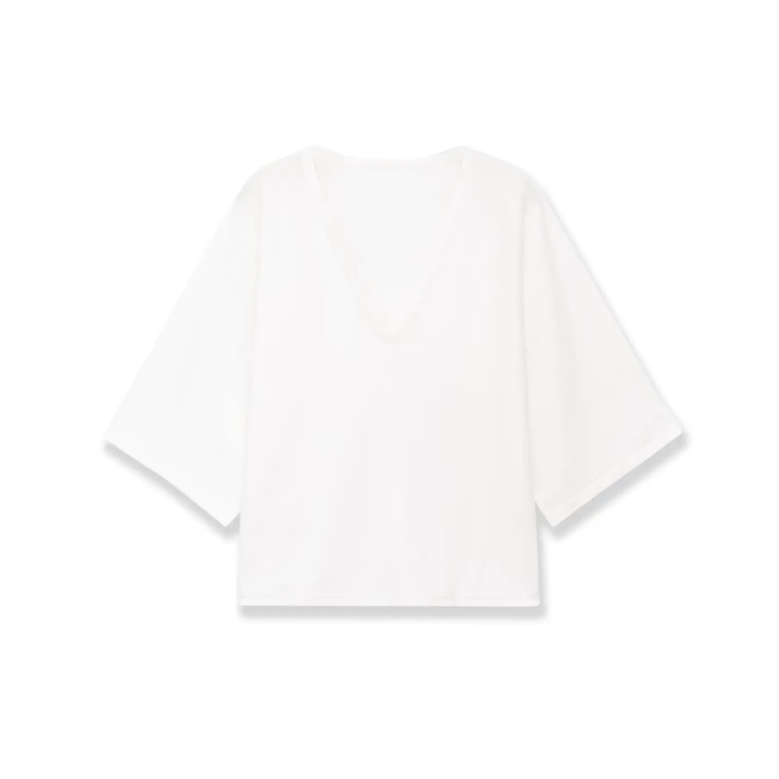Fashion Casual Short Sleeve Knit Top Women Black White V Neck T Shirt Loose Fit Casual Short Sleeved Top For Summer Elegant E9OJ