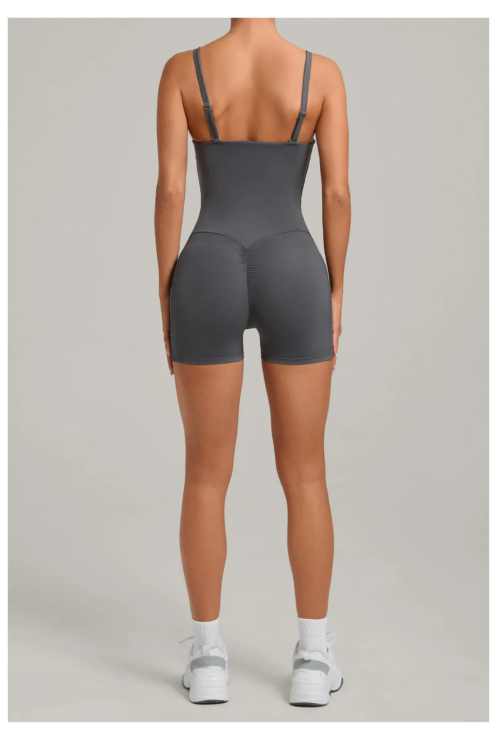 Outdoor Backless Yoga One Piece Suit Women Multiple Wearing Methods Sleeveless Slim Fit Pocket Stretch Sports Fitness Jumpsuit