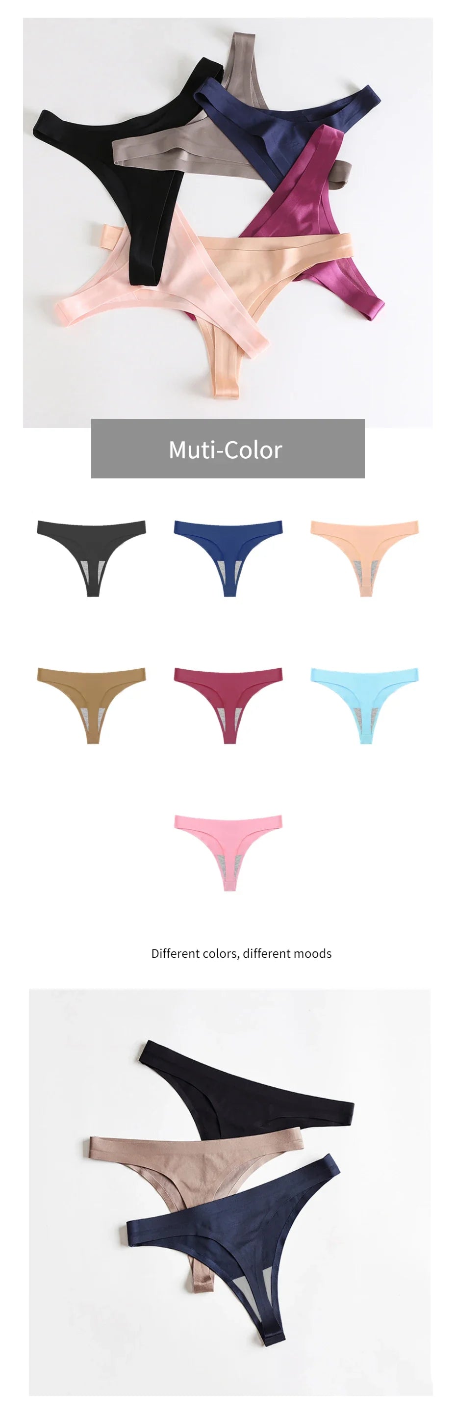 WarmSteps Solid T-back Fitness Sports Underwear Big Size Women's Panties Woman Sexy Lingerie Bikini Panties for Woman XXXL Size