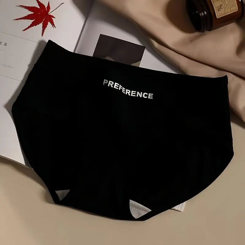 4Pcs/Set Cotton Panties Women Mid Waist Briefs Breathable Intimates Breathable Comfort Underwear M-2XL Soft Panties