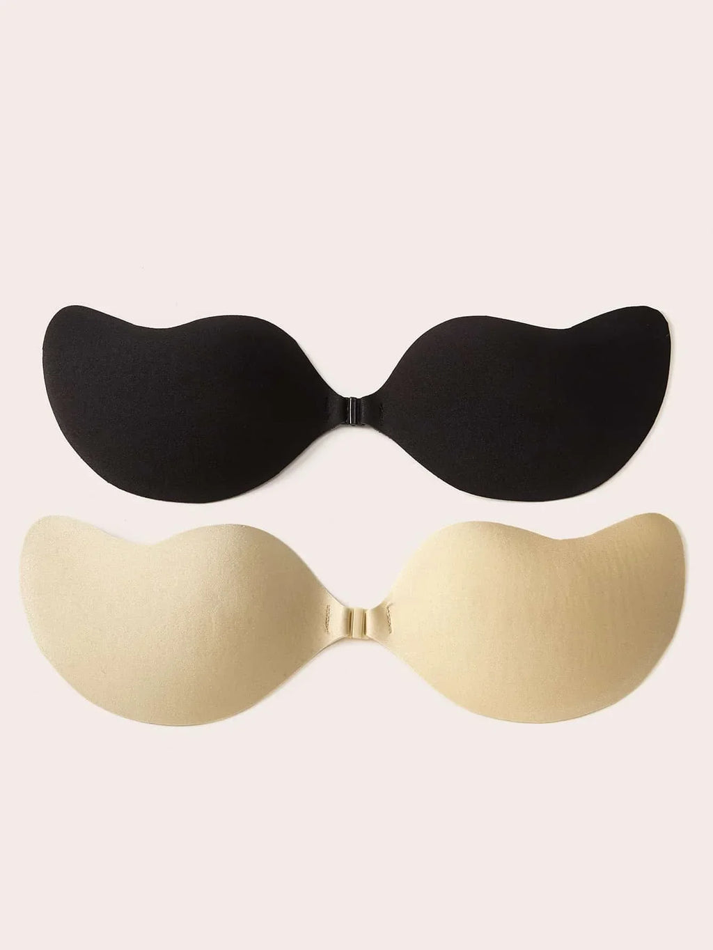 2 pairs of sexy bras with invisible and seamless front buttons push up bra colorful hot selling women's Adhesive Bra 10732